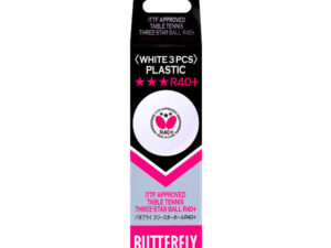 PELOTA R40+ 3 ESTRELLAS BUTTERFLY