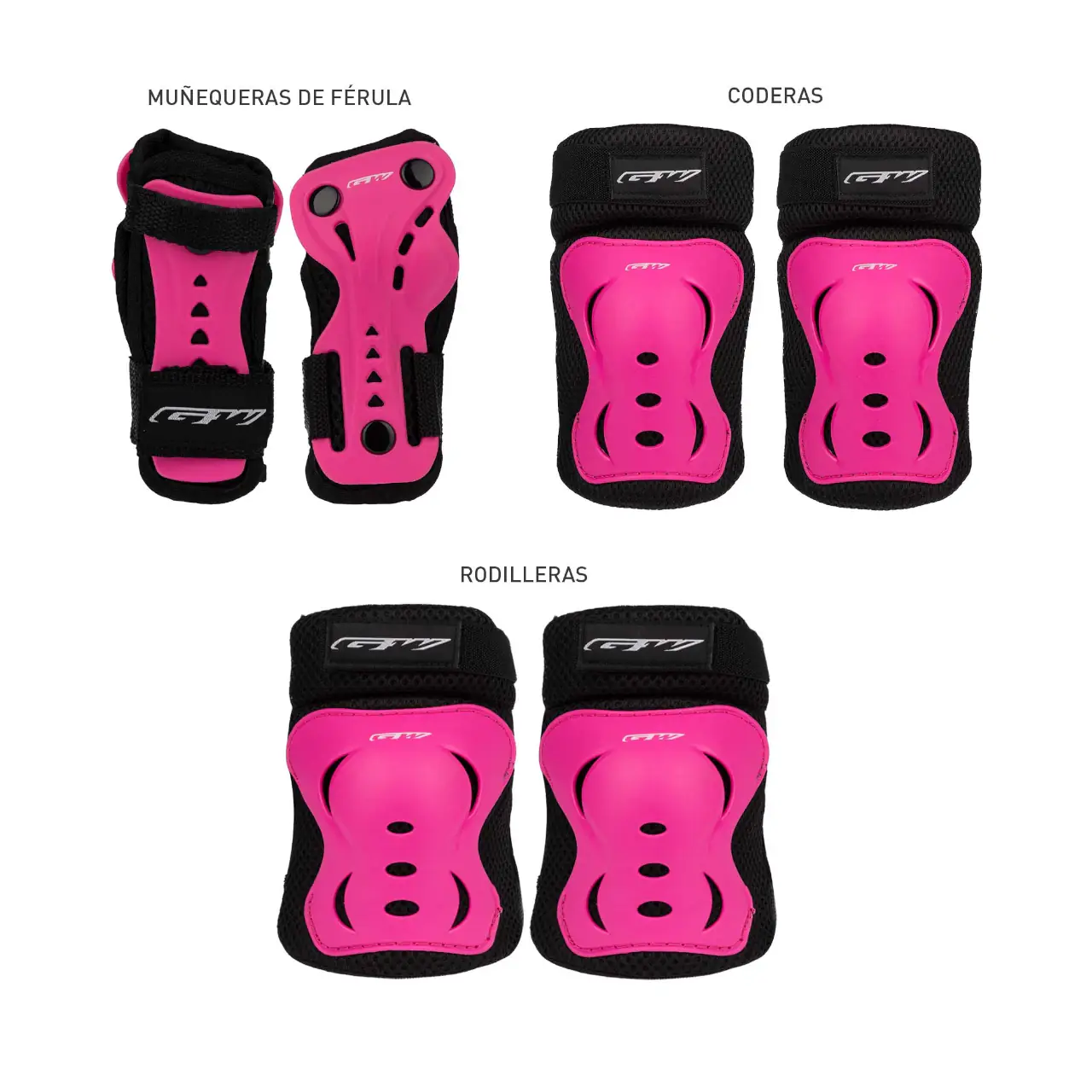 KIT DE PROTECCION DE PATINAJE GW